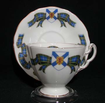 Adderley Nova Scotia Tartan Cup & Saucer