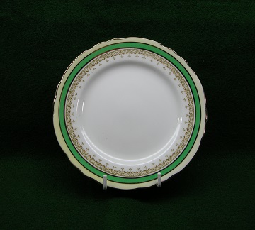 Aynsley Wendover - Green Plate - Bread & Butter