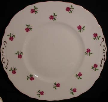 Colclough Pattern # 7433 Plate - Cake/Handled