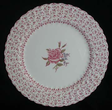 Johnson Brothers Rose Bouquet - Pink Plate - Dinner