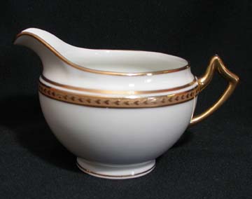 Limoges White w/Gold Band/Hearts Creamer