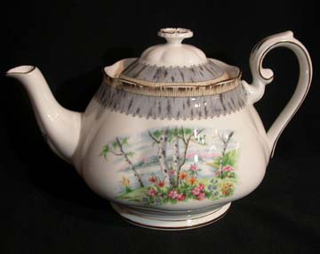 Royal Albert Silver Birch Tea Pot & Lid - Small