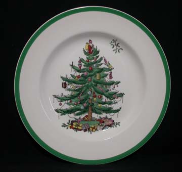 Spode Christmas Tree Plate - Dinner