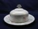 Paragon Bridal Lace Butter Dish - Covered - Round Base