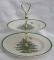 Spode Christmas Tree Plate - Serving/2 Tiered