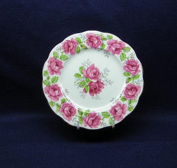 Queen Anne Lady Alexander Rose Plate - Bread & Butter