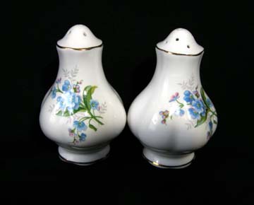 Royal Albert Forget Me Not Salt & Pepper Set