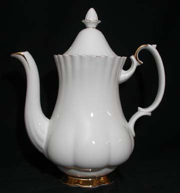 Royal Albert Val Dor Coffee Pot & Lid - Large