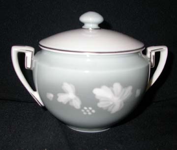 Royal Worcester Moonflower Sugar Bowl & Lid