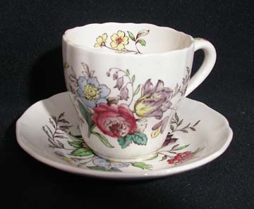 Spode Gainsborough - Marlborough Cup & Saucer - Demitasse