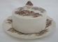Johnson Brothers The Old Mill - Brown Butter Dish - Covered - Round Base