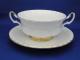 Royal Albert Val Dor Cream Soup & Saucer Set - Footed