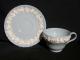 Wedgwood Cream Color On Lavender - Shell Edge Cup & Saucer