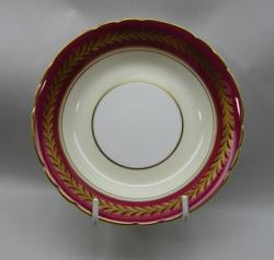 Aynsley Aynsley 1846 Maroon Bowl - Fruit Nappie