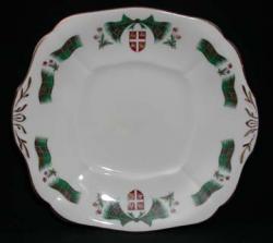 Royal Adderley Newfoundland Tartan Plate - Cake/Handled