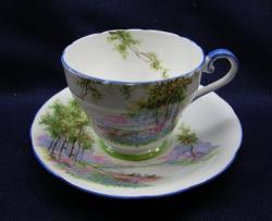 Aynsley Bluebell Time Cup & Saucer