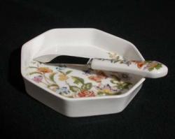 Aynsley Cottage Garden Dish & Knife