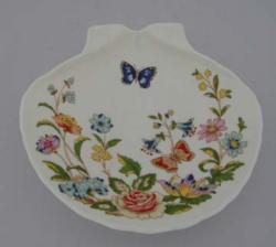 Aynsley Cottage Garden Scallop Dish