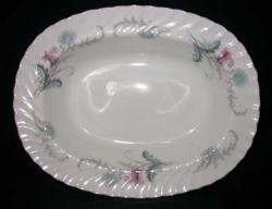 Aynsley Wayside - Swirled Rim - 8180 Vegetable Bowl - Oval