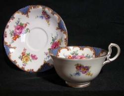 Aynsley Wilton - Blue - B971 Cup & Saucer