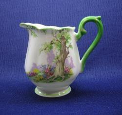 Royal Albert Greenwood Tree - Green Trim Creamer - Small