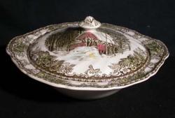 Johnson Brothers The Friendly Village Vegetable Bowl - Covered - The Covered Bridge