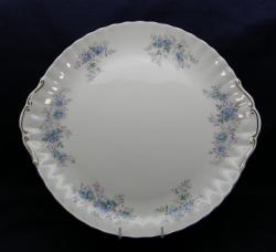 Royal Albert Blue Blossom Plate - Cake/Handled