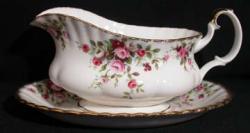 Royal Albert Cottage Garden Gravy Boat & Underplate
