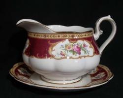 Royal Albert Lady Hamilton Gravy Boat & Underplate