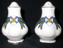 Royal Albert Nova Scotia Tartan Salt & Pepper Set