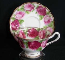 Royal Albert Old English Rose Cup & Saucer