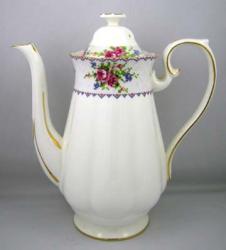 Royal Albert Petit Point Coffee Pot & Lid - Large