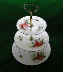 Royal Albert Yuletide Plate - Serving/3 Tiered