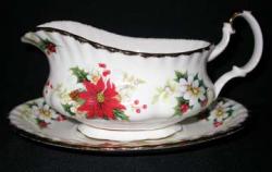 Royal Albert Yuletide Gravy Boat & Underplate
