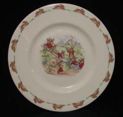 Royal Doulton Bunnykins 23 - Plate - See-Saw