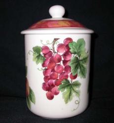 Royal Doulton Vintage Grape TC1193 Cannister & Lid