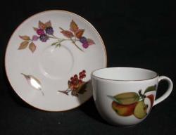 Royal Worcester Evesham Cup & Saucer