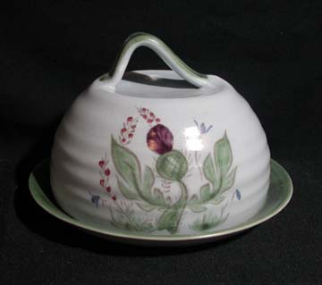 Buchan Thistleware Butter Dish - Covered - Round Base