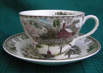 Johnson Brothers The Friendly Village Cup & Saucer - Oversized