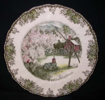 Johnson Brothers The Friendly Village Plate - Dinner - The Well