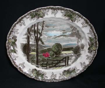 Johnson Brothers The Friendly Village Platter - The Hayfield