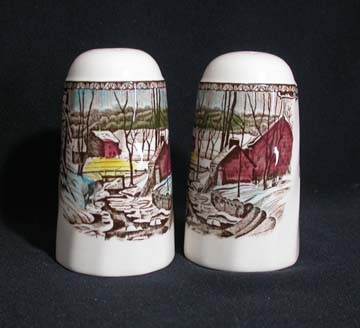 Johnson Brothers The Friendly Village Salt & Pepper Set - The Ice House