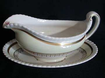 Johnson Brothers Old English - Yellow/Cream/Roses Gravy Boat & Underplate
