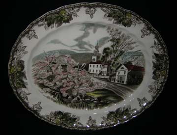 Johnson Brothers The Friendly Village Platter - The Village Green