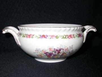 Johnson Brothers Queens Bouquet Sugar Bowl & Lid - No Lid