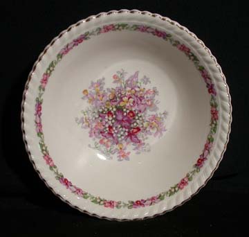 Johnson Brothers Queens Bouquet Bowl - Cereal/Soup