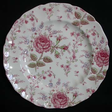 Johnson Brothers Rose Chintz - Pink Plate - Dinner