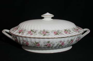 Minton Spring Bouquet S756 Vegetable Bowl - Covered