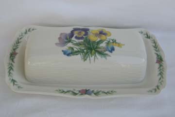 Noritake Conservatory  7915 Covered Butter