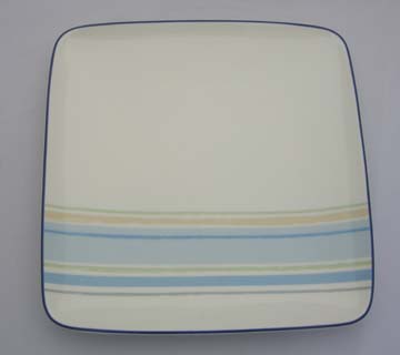 Noritake Mocha Blue Swirl  9311 Plate - Salad